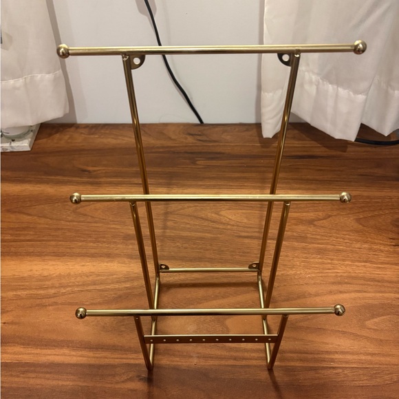 Urban Outfitters Other - Urban Outfitters Gold Metal Multi-Tier Jewelry Organizer Stand